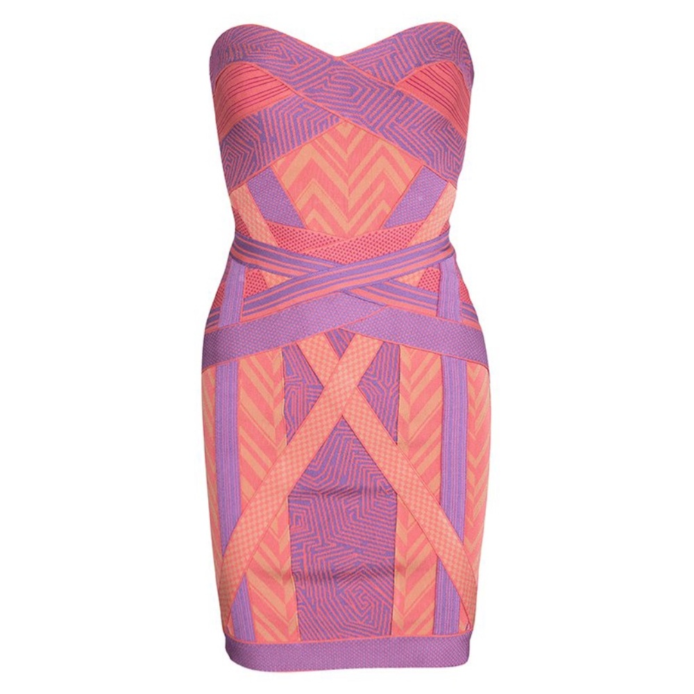 Herve Leger bandage mini dress XS